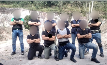 Turma de capacitação em campo